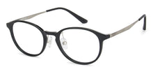 Load image into Gallery viewer, Black Round Full Rim Wide Unisex Eyeglasses by Lenskart Air LA-143107
