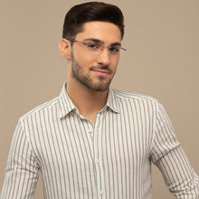 Load image into Gallery viewer, Grey Rectangle Rimless Extra Narrow Unisex Eyeglasses by Lenskart Air-146270