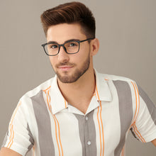 Load image into Gallery viewer, Black Wayfarer Full Rim Unisex Eyeglasses by Lenskart Air-146281