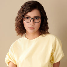 Load image into Gallery viewer, Black Wayfarer Full Rim Unisex Eyeglasses by Lenskart Air-146281