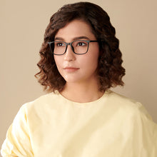 Load image into Gallery viewer, Black Wayfarer Full Rim Unisex Eyeglasses by Lenskart Air-146281