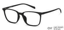 Load image into Gallery viewer, Black Wayfarer Full Rim Unisex Eyeglasses by Lenskart Air-146281