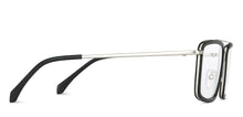 Load image into Gallery viewer, Black Rectangle Full Rim Unisex Eyeglasses by Lenskart Air-146273