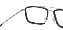 Load image into Gallery viewer, Black Rectangle Full Rim Unisex Eyeglasses by Lenskart Air-146273