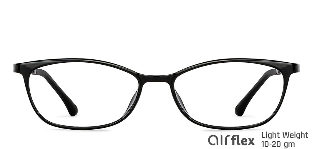 Black Cat Eye Full Rim Medium Unisex Eyeglasses by Lenskart Air-146280