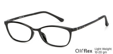 Load image into Gallery viewer, Black Cat Eye Full Rim Medium Unisex Eyeglasses by Lenskart Air-146280