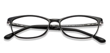 Load image into Gallery viewer, Black Cat Eye Full Rim Medium Unisex Eyeglasses by Lenskart Air-146280