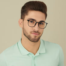 Load image into Gallery viewer, Black Wayfarer Full Rim Unisex Eyeglasses by Lenskart Air-146284