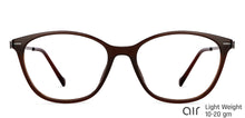 Load image into Gallery viewer, Brown Cat Eye Full Rim Medium Women Eyeglasses by Lenskart Air-146272