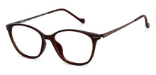 Load image into Gallery viewer, Brown Cat Eye Full Rim Medium Women Eyeglasses by Lenskart Air-146272
