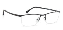 Load image into Gallery viewer, Black Rectangle Half Rim Unisex Eyeglasses by Lenskart Air Online-140266
