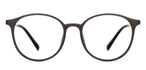 Brown Round Full Rim Unisex Eyeglasses by Lenskart Air-140279