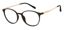 Load image into Gallery viewer, Brown Round Full Rim Unisex Eyeglasses by Lenskart Air-140279
