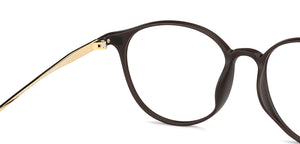 Brown Round Full Rim Unisex Eyeglasses by Lenskart Air-140279