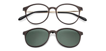 Load image into Gallery viewer, Brown Round Full Rim Unisex Eyeglasses by Lenskart Air-140279