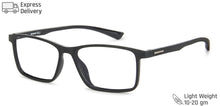 Load image into Gallery viewer, Black Rectangle Full Rim Unisex Eyeglasses by Lenskart Blu-146459