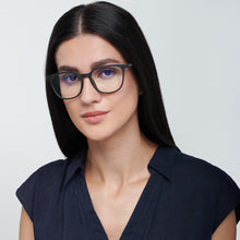 Load image into Gallery viewer, Black Square Full Rim Unisex Eyeglasses by Lenskart Blu-146461