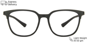 Black Square Full Rim Unisex Eyeglasses by Lenskart Blu-146461