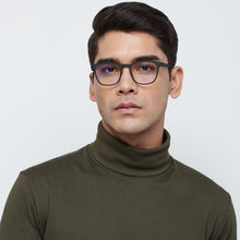 Load image into Gallery viewer, Black Wayfarer Full Rim Unisex Eyeglasses by Lenskart Blu-148702