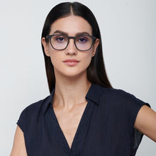 Load image into Gallery viewer, Black Wayfarer Full Rim Unisex Eyeglasses by Lenskart Blu-148702
