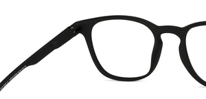 Black Wayfarer Full Rim Unisex Eyeglasses by Lenskart Blu-148702
