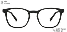 Load image into Gallery viewer, Black Wayfarer Full Rim Unisex Eyeglasses by Lenskart Blu-148702
