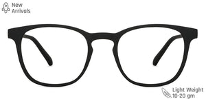 Black Wayfarer Full Rim Unisex Eyeglasses by Lenskart Blu-148702