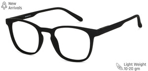 Black Wayfarer Full Rim Unisex Eyeglasses by Lenskart Blu-148702