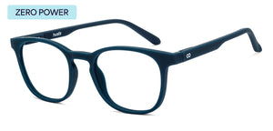 Navy Wayfarer Full Rim Unisex Eyeglasses by LENSKART HUSTLR-208961