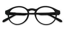 Load image into Gallery viewer, Black Round Full Rim Unisex Eyeglasses by Lenskart Blu-148706