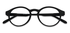 Black Round Full Rim Unisex Eyeglasses by Lenskart Blu-148706