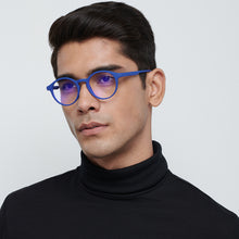Load image into Gallery viewer, Blue Round Full Rim Unisex Eyeglasses by Lenskart Blu-148707