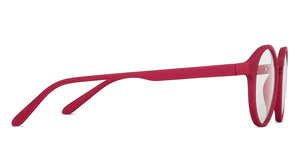 Red Round Full Rim Unisex Eyeglasses by Lenskart Blu-148708