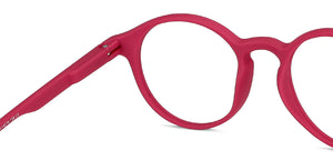 Red Round Full Rim Unisex Eyeglasses by Lenskart Blu-148708
