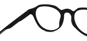 Black Round Full Rim Unisex Eyeglasses by Lenskart Blu-148710