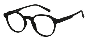 Black Round Full Rim Unisex Eyeglasses by Lenskart Blu-148710