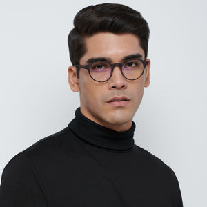 Tortoise Round Full Rim Unisex Eyeglasses by Lenskart Blu-148711