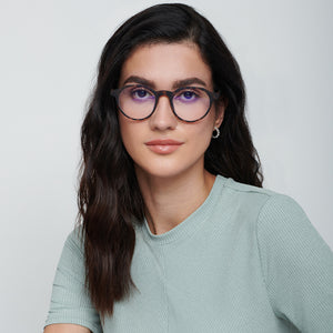 Tortoise Round Full Rim Unisex Eyeglasses by Lenskart Blu-148711