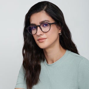 Tortoise Round Full Rim Unisex Eyeglasses by Lenskart Blu-148711