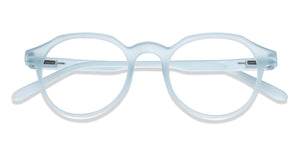 Blue Round Full Rim Unisex Eyeglasses by Lenskart Blu-148712