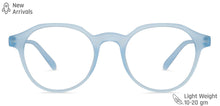 Load image into Gallery viewer, Blue Round Full Rim Unisex Eyeglasses by Lenskart Blu-148712