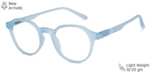 Load image into Gallery viewer, Blue Round Full Rim Unisex Eyeglasses by Lenskart Blu-148712