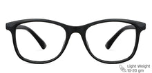 Load image into Gallery viewer, Black Wayfarer Full Rim Unisex Eyeglasses by Lenskart Blu-148775