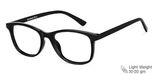 Black Wayfarer Full Rim Unisex Eyeglasses by Lenskart Blu-148775