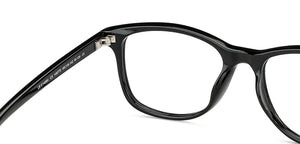 Black Wayfarer Full Rim Unisex Eyeglasses by Lenskart Blu-148775