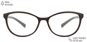 Maroon Cat Eye Full Rim Unisex Eyeglasses by Lenskart Blu-148765