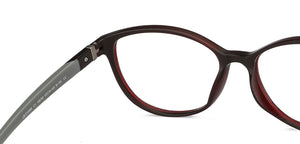 Maroon Cat Eye Full Rim Unisex Eyeglasses by Lenskart Blu-148765