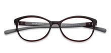 Load image into Gallery viewer, Maroon Cat Eye Full Rim Unisex Eyeglasses by Lenskart Blu-148765