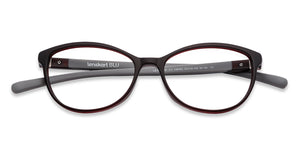 Maroon Cat Eye Full Rim Unisex Eyeglasses by Lenskart Blu-148765