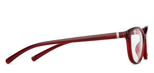 Maroon Cat Eye Full Rim Unisex Eyeglasses by Lenskart Blu-148767
